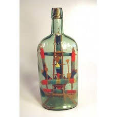 866 - Cross and Religious Symbols in Bottle