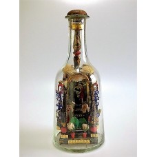 962 - Early 1800 Religious Shrine/Altar in a Bottle